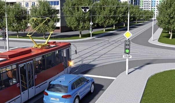 Трамвай проедет первым