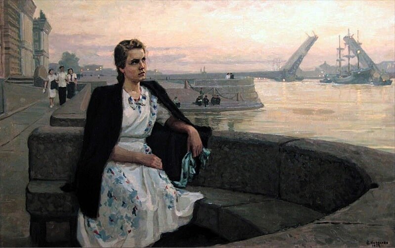 Н. Б. Павлович «Белая ночь на Неве», 1953 Частное собрание