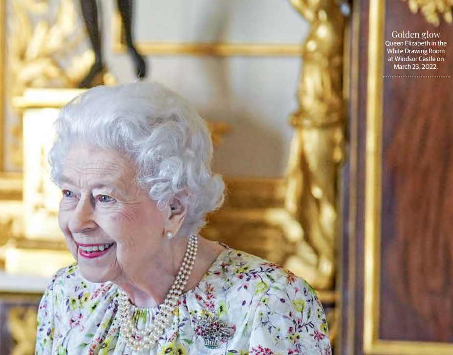 Cкриншот-цитата из журнала о Платиновом юбилее 