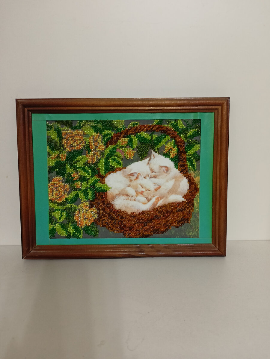 Моя любимая корзинка с котиками