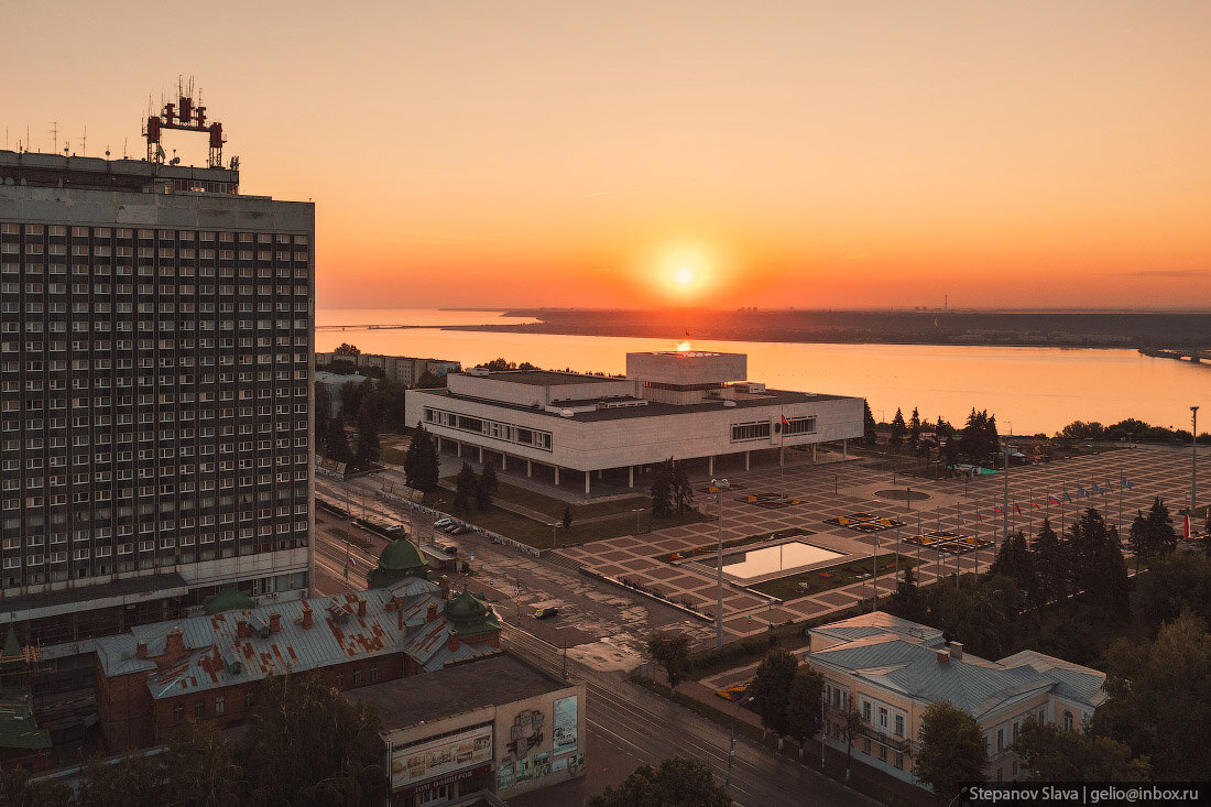 Большие фото ульяновска Ульяновск с высоты - родина Ленина Gelio Слава Степанов Дзен