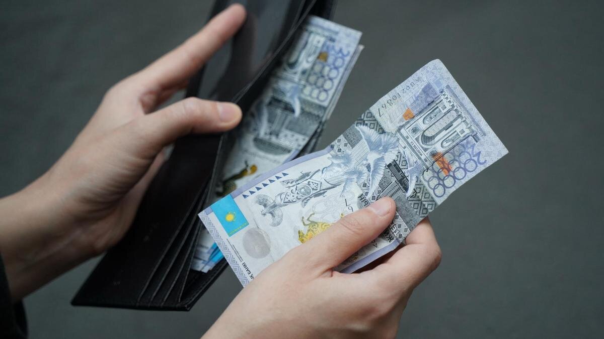    Деньги и бумажник тенге большой номинал:NUR.KZ/Владимир Третьяков