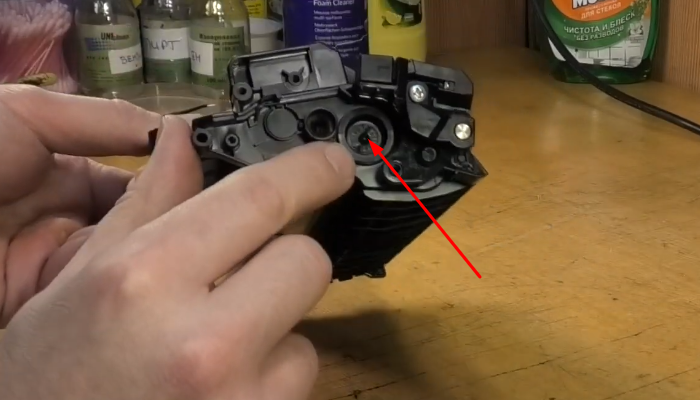 Фото 16. Засыпаем тонер в картридж