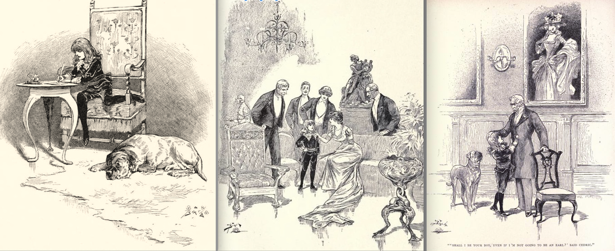 Иллюстрации Реджинальда Бёрча к книге "Маленький лорд Фаунтлерой"