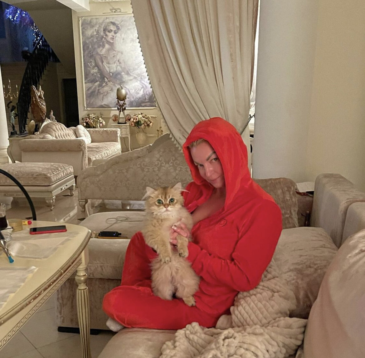 Анастасия с Риччи. Фото из личного аккаунта @volochkova_art