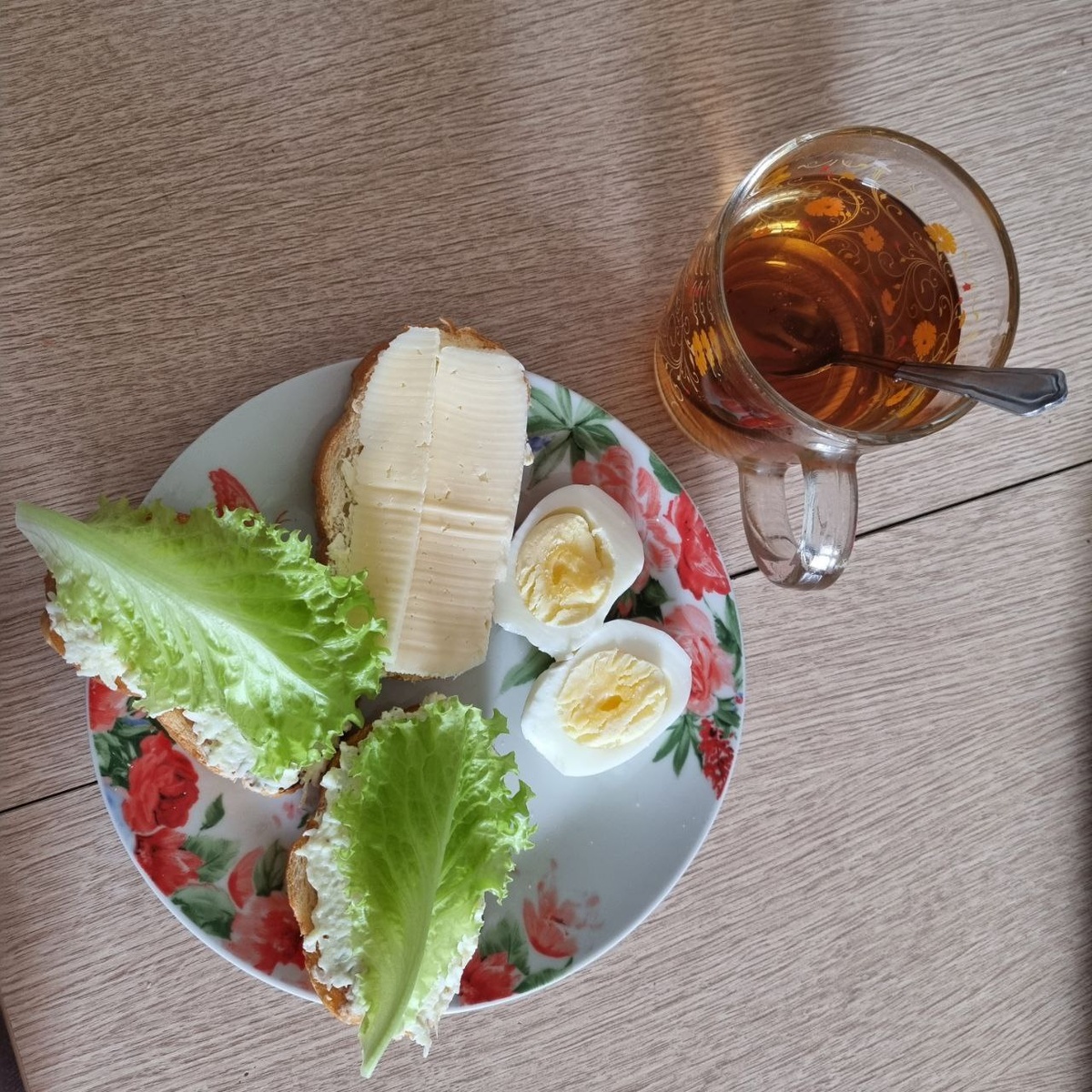 Хлебный завтрак получился