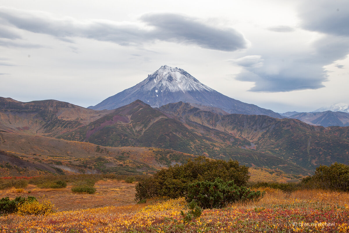 Вулкан на Камчатке. Фото автора