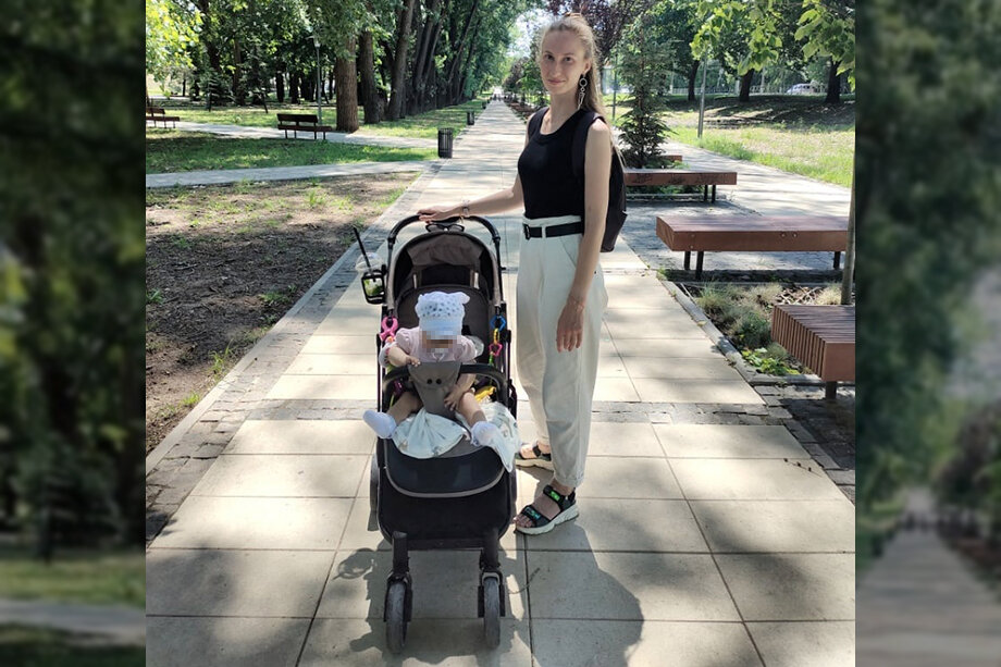 Жительница Симферополя Юлия Никулина с Лизой. Фото: страница Юлии Никулиной в соцсети «ВКонтакте»