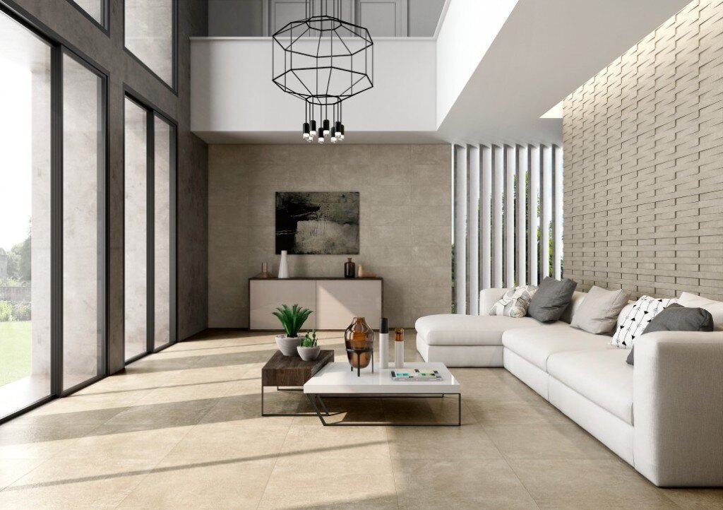 Тенденции 2023 при выборе плитки в имитации бетона