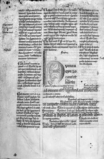 Biblia glossata (Deut., Parab., Eccles., Cant.) England XII