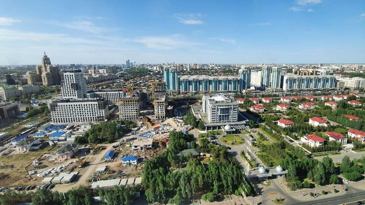    Вид на Астану:NUR.KZ / Алена Бутенко