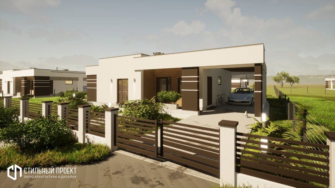 Эскизный проект типового дома для семьи из 3-4 человек