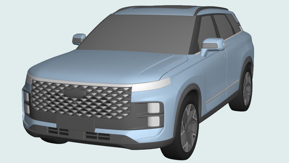 На патентном изображении: кроссовер Chery T1EJ