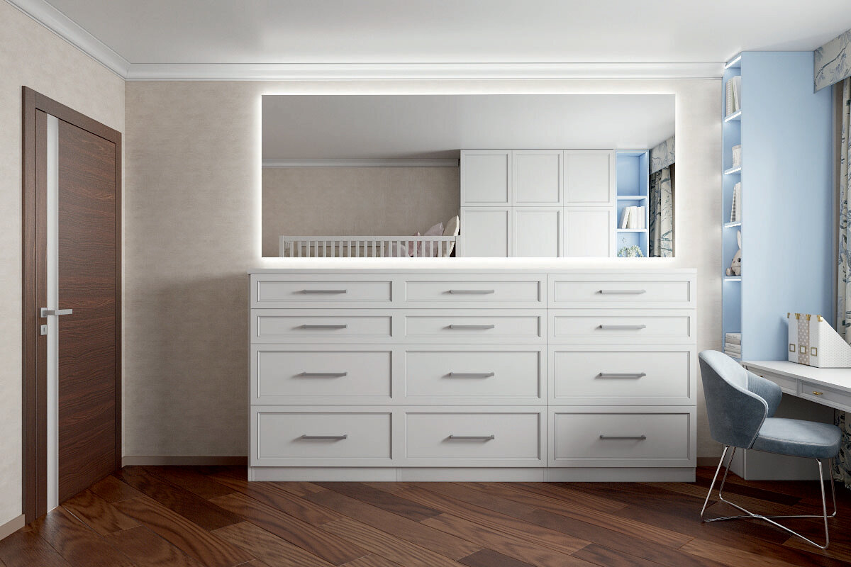 Большой комод для двойняшек