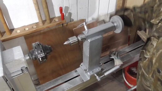 Задняя бабка токарного станка своими руками \ make the lathe of the lathe yourself