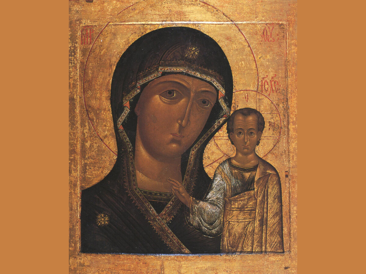 Казанская икона Божией матери 16 век