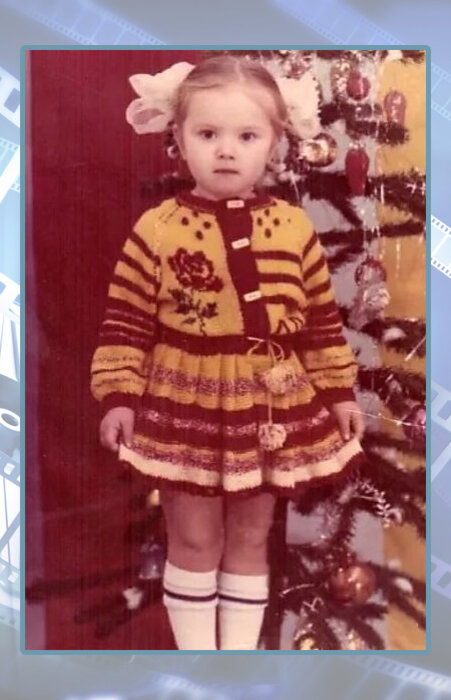 Евгения Осипова в детстве.