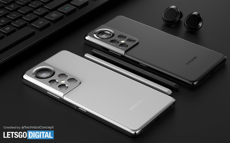 Samsung S22 Ultra может получить стилус S Pen / Изображение: LetsGoDigital через spp-photo.ru