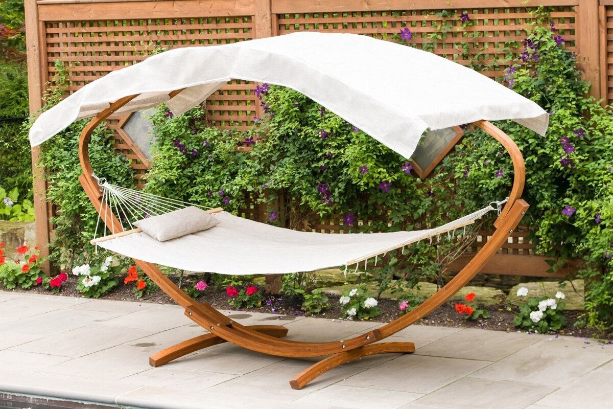 Гамак с переносным каркасом