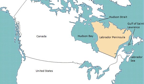 Лабрадор камчатка таймыр босфор скандинавский. Полуостров лабрадор на карте. Где находится полуостров лабрадор на карте. Полуостров лабрадор. Северная Америка полуостров лабрадор.