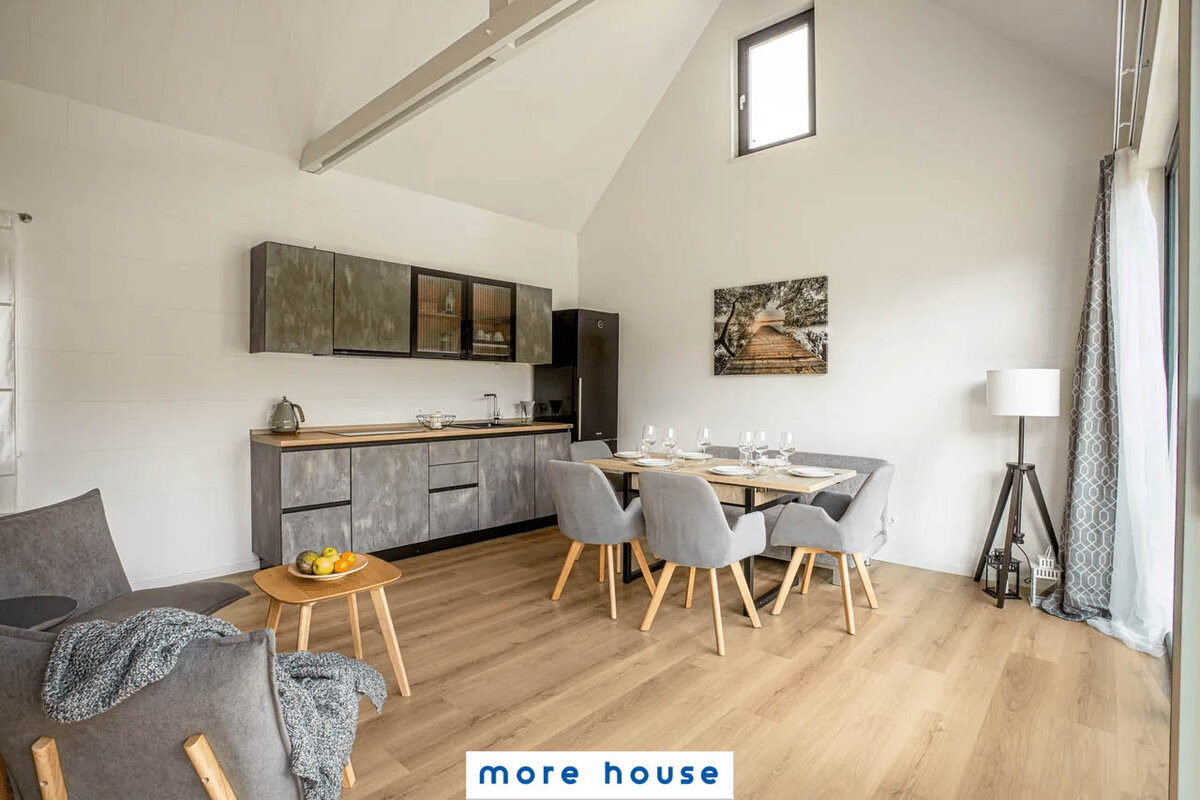 Кухня-гостиная в скандинавском стиле 