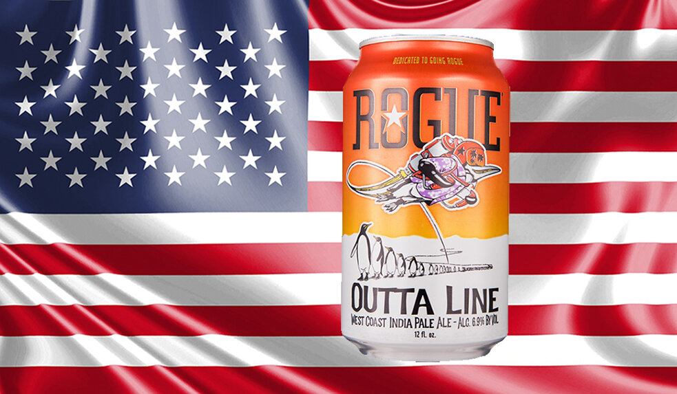 «Outta Line IPA» от пивоварни «Rogue Ales»