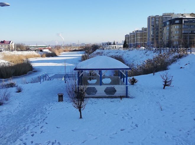 Волгоград, январь 2022, ,Набережная улицы им. Клементины Черчилль. Фото автора.