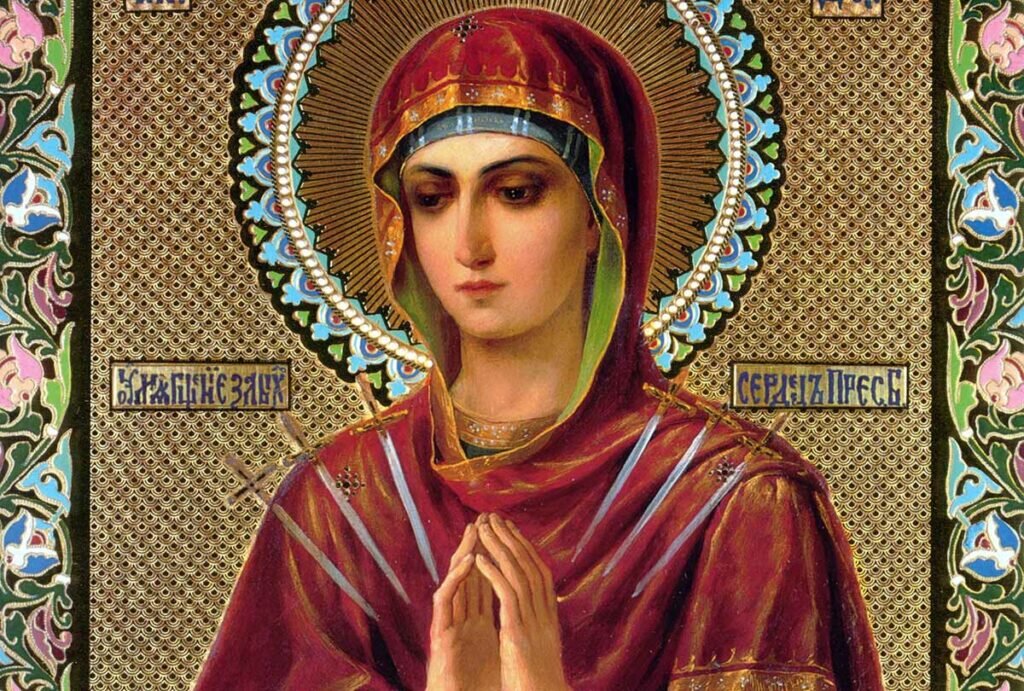 Икона Божией Матери «Умягчение злых сердец». Изображение с сайта https://omskzdes.ru/