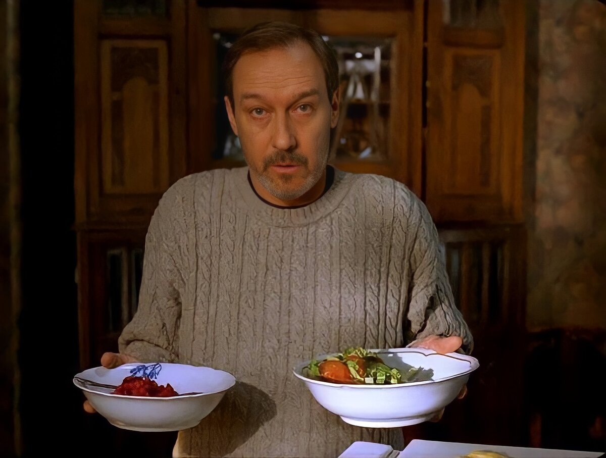 Кадр из фильма "Приходи на меня посмотреть", 2000 год, режиссер Олег Янковский, Михаил Агранович