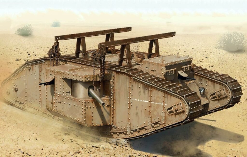 Первый в мире тяжелый танк «Mark I»