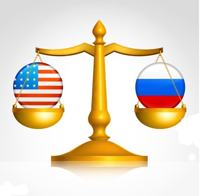 https://media.gettyimages.com/vectors/scales-weighing-usa-and-russian-federation-vector-id466104771