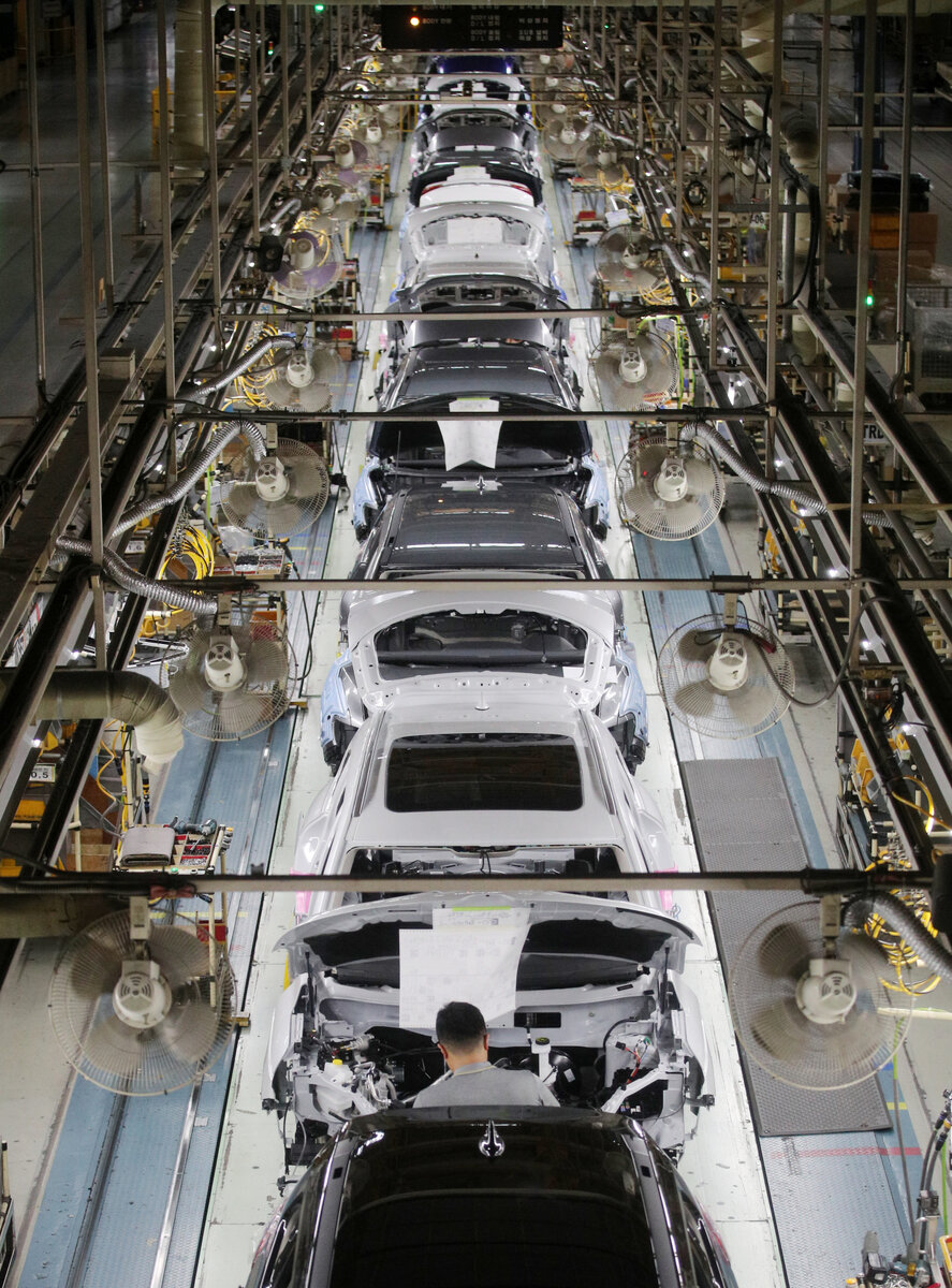 Завод Renault Korea Motors в Пусане (Ренхап)