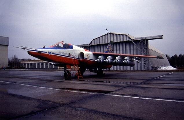 Су-25 группы на аэродроме в Кубинке