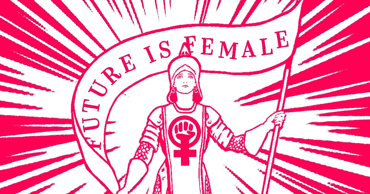 Иллюстрация на основе постера суфражисток (1915). Саша Пожиток, Букмейт