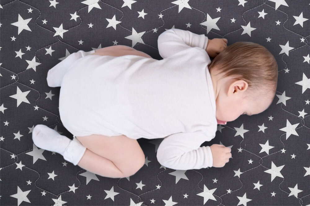 Стандартные размеры: на 0-1 год – 60х120 см, 65х125 см; на 1-3 года – 70х140 см, 80х150 см