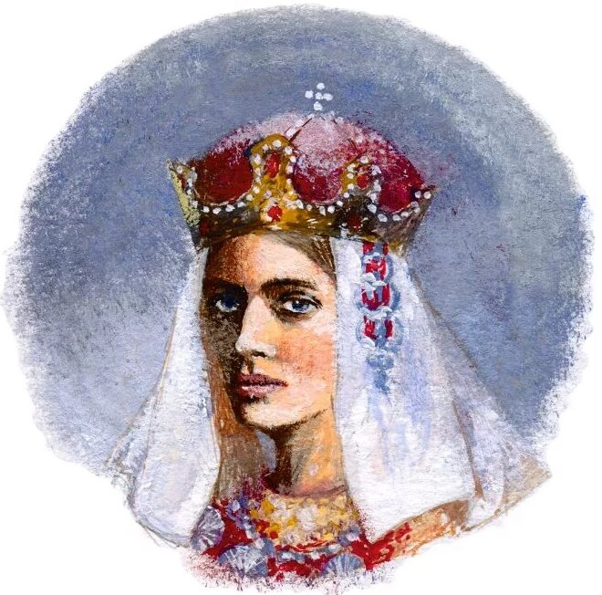 Как нарисовать княгиню ольгу