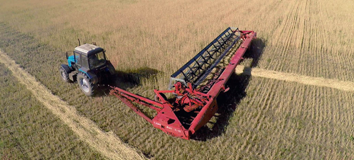 Машинно-тракторный агрегат с прицепной жаткой «Дон МАР»