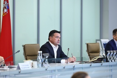    Совещание губернатора Московской области Андрея Воробьева с руководящим составом правительства Московской области и главами городских округов © Антон Чернов, «Подмосковье Сегодня»