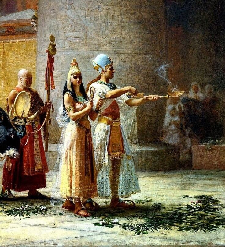 Древний Египет в живописи. Фото из Яндекс.Картинки
