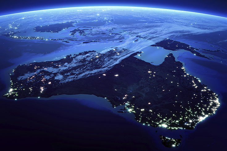     Правда ли, что на всех картах Австралию рисуют неправильно?