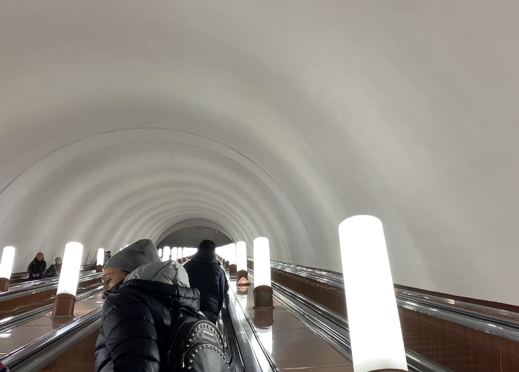 Фото автора. Эскалатор в московском метро.