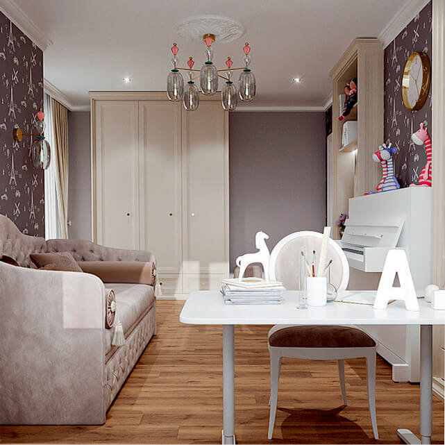 Рабочая зона со стеллажом фото 1