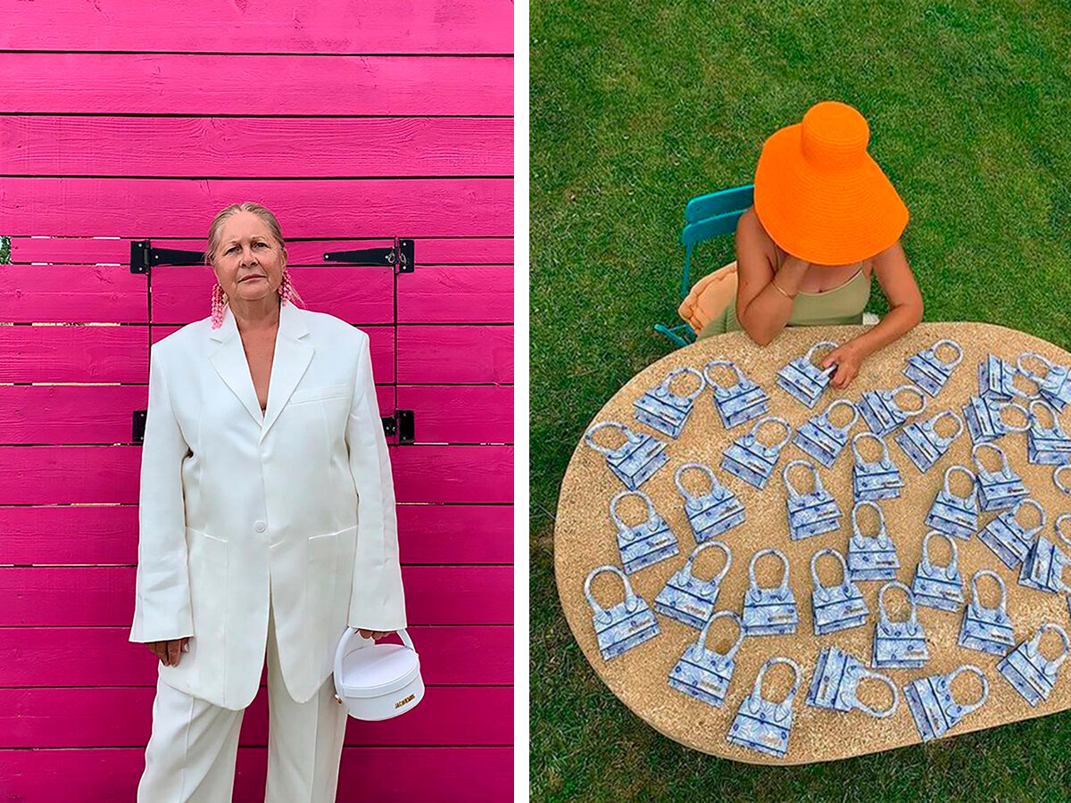 Бабушка дизайнера стала лицом коллекции Jacquemus в 2020 году. Источник фото: Яндекс.Картинки