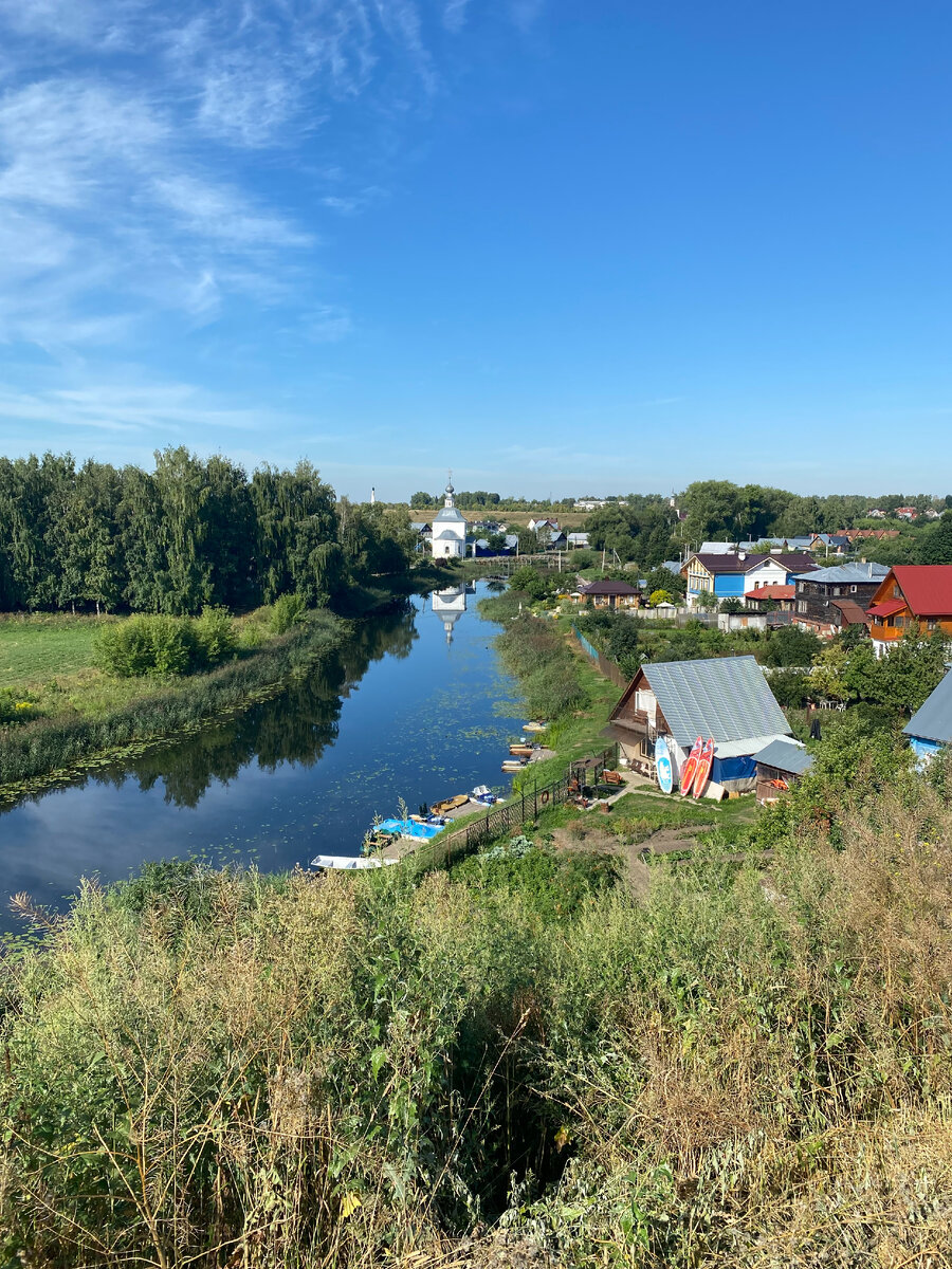 вид на р. Каменку со смотровой площадки у Гостиного двора 