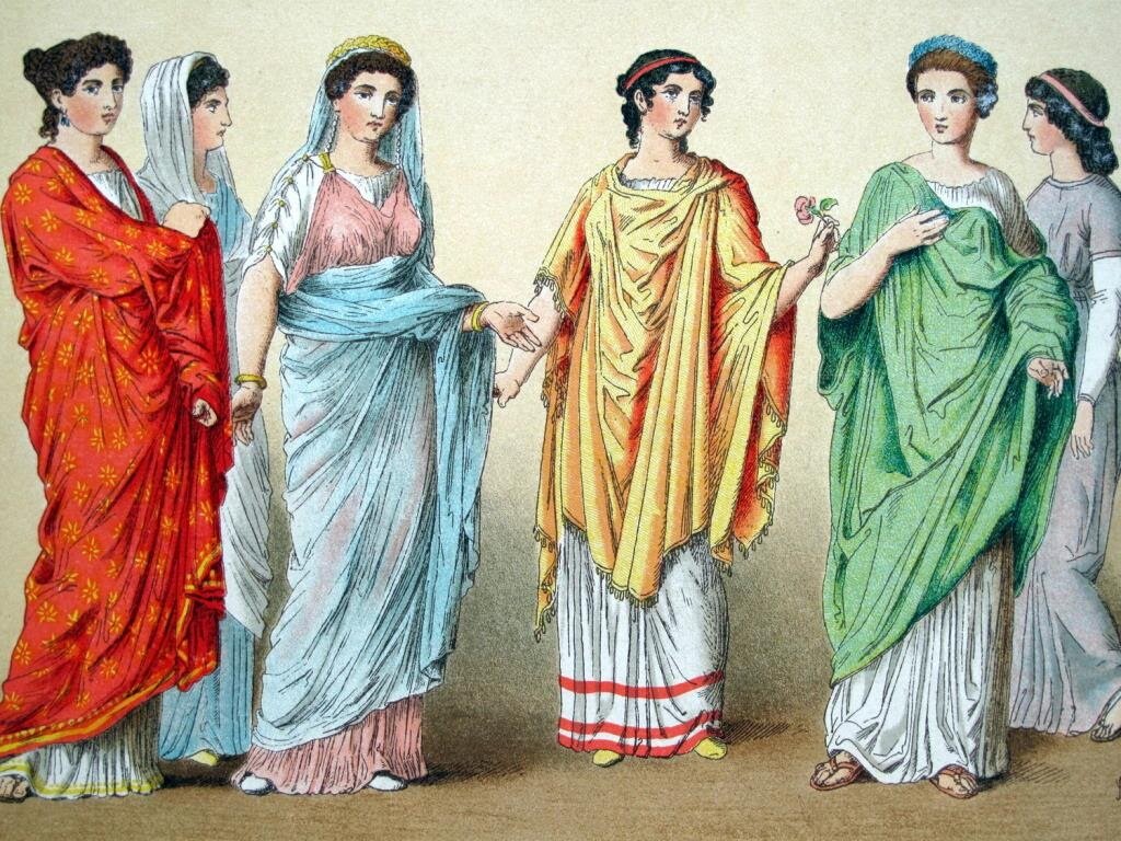 Женская мода в Древнем Риме: от наряда невесты до костюма почтенной матроны
