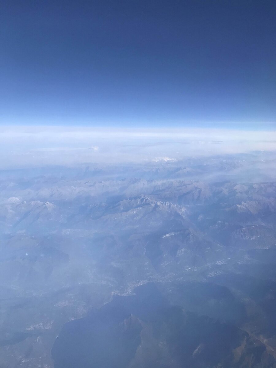 Вид из самолета