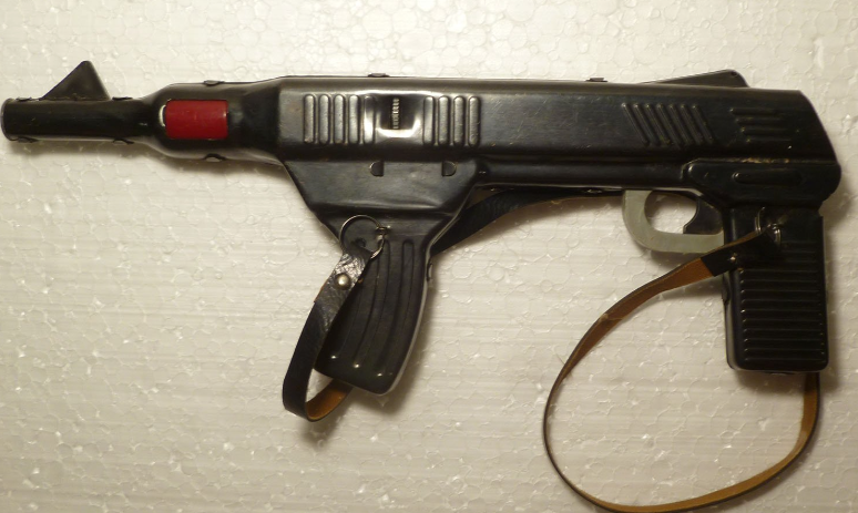 Игрушечный автомат времен СССР на батарейках, фото с сайта https://meshok.net/