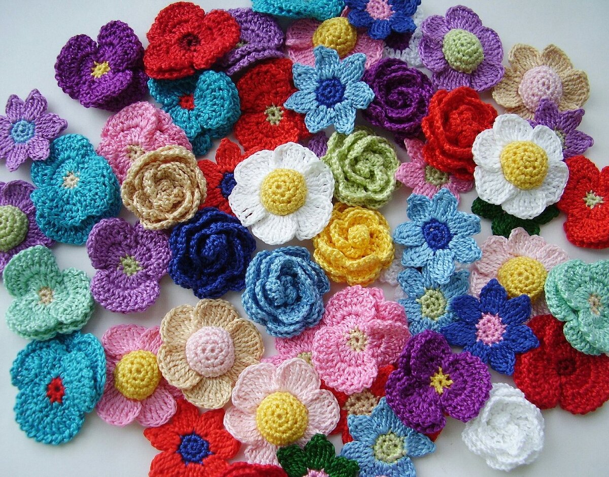 Crochet flowers Youtube video Вязаные цветы Вязание крючком Crocheting