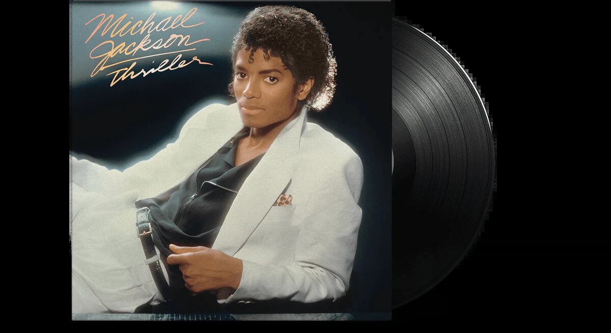 Обложка альбома Thriller. Michael Jackson. 