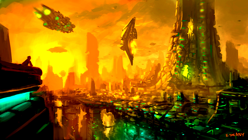 город будущего :: art (арт) http://joyreactor.cc/post/2632902 